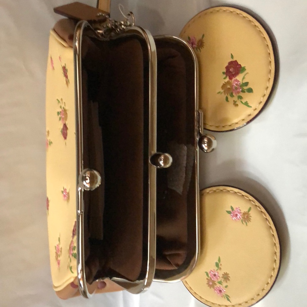 Disney for Coach yellow w/ flowers Mickey clutch - Picture 7 of 7